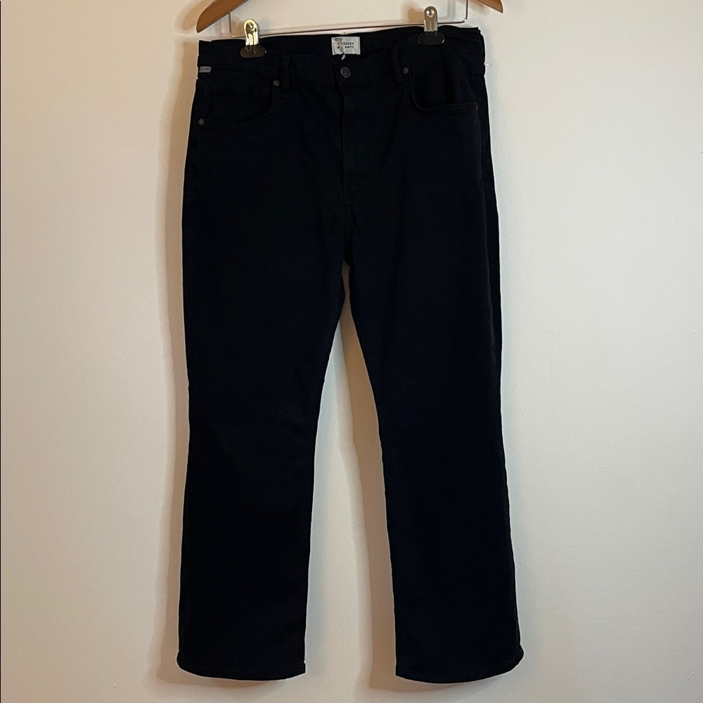 Citizens Of Humanity Black Isola Cropped Jeans Size 32 - Picture 5 of 7